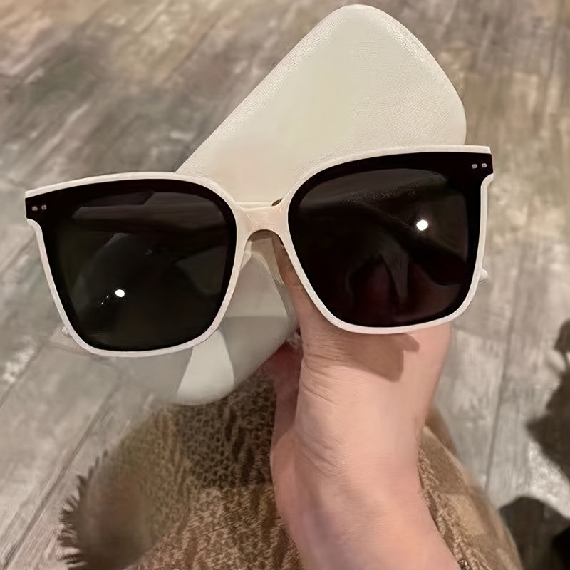 Square Sunglasses Rivet UV400 Sun Shades Glasses for Driving