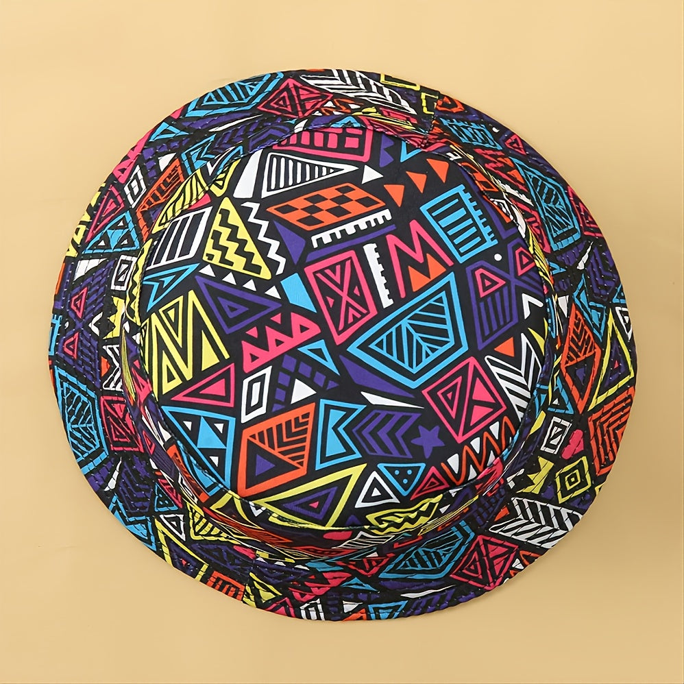 Classic Graffiti Windproof Couple Bucket Hat