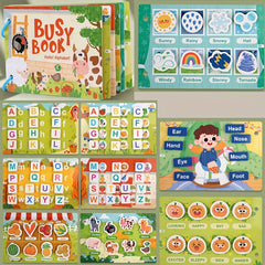 Quiet Book for Kids Sensory Learning Activity Toy Ideal Gift