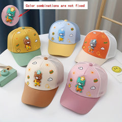 Cartoon Adjustable Sun Protection Baseball Cap for Kids