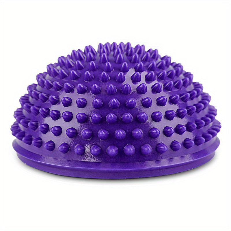 Inflatable Balance Training Pad for Yoga and Pilates with Massage Ball