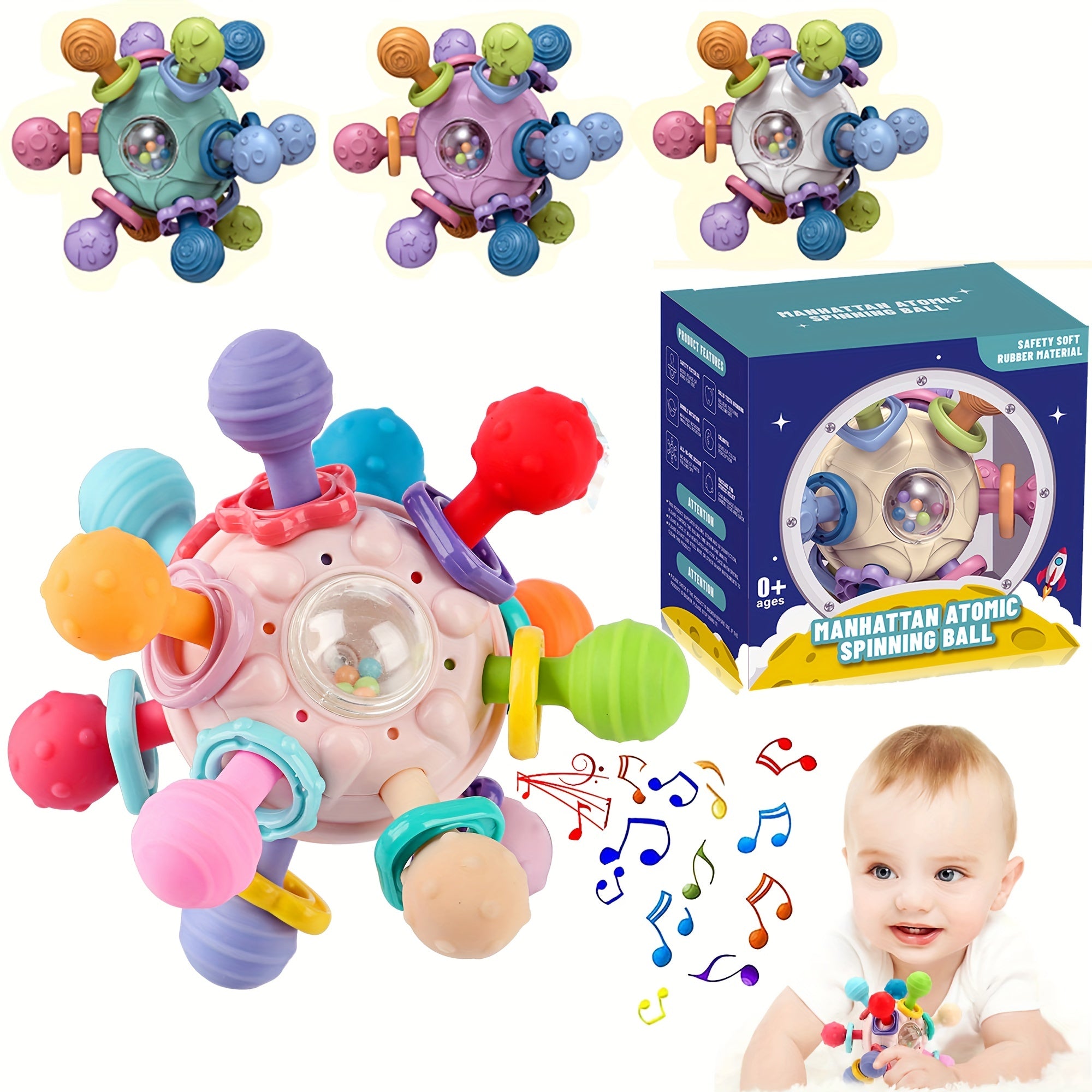 Baby Teething Teether Toys 6-12 Months