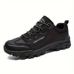 Men's Low Top Hiking Boots Comfy Non Slip Lace Up Shoes For Outdoor