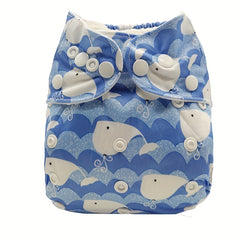 Reusable Baby Cloth Diapers One Size Adjustable Breathable & Washable