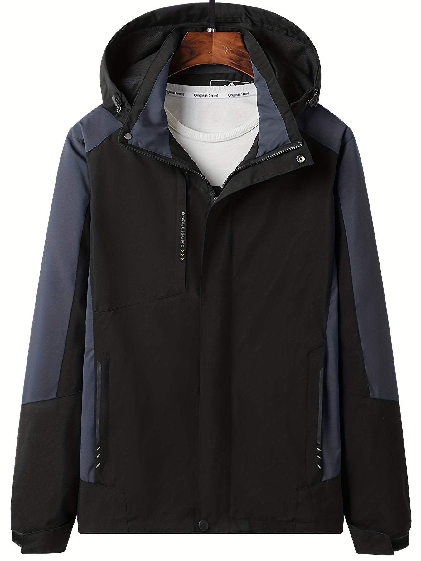 Men's Casual Waterproof Windbreaker Jacket Coat for Outdoors Hiking