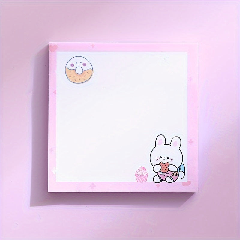 50pcs Cartoon Sticky Note Book Tearable Small Book Memo Small Fresh Note