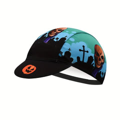 Skull Cap Cycling Cap Under Helmet Sun Hat Brim Cap Soft Breathable