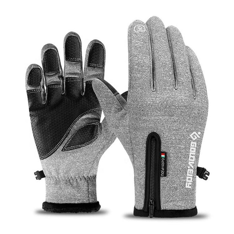 Waterproof Windproof Gloves with Touch Screen Fingers for Outdoor Activities