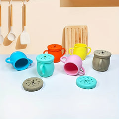 Anti-fall Baby Learning Drinking Cup with Lid