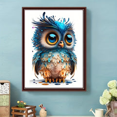 Owl Diamond Painting Kit - DIY Full Diamond Embroidery Rhinestone Art