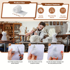 Cast Padding Wrap Cotton Undercast Padding Bandage Plaster Gauze Bandage