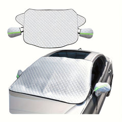 Car Windshield Snow Cover 4 Layers Frost Protection Magnetic Edges