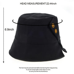Solid Bucket Hat Unisex Beach Sun Cap Assorted Colors