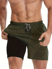 HOPLYNN Quick Drying Running Shorts - Lightweight Sports Shorts