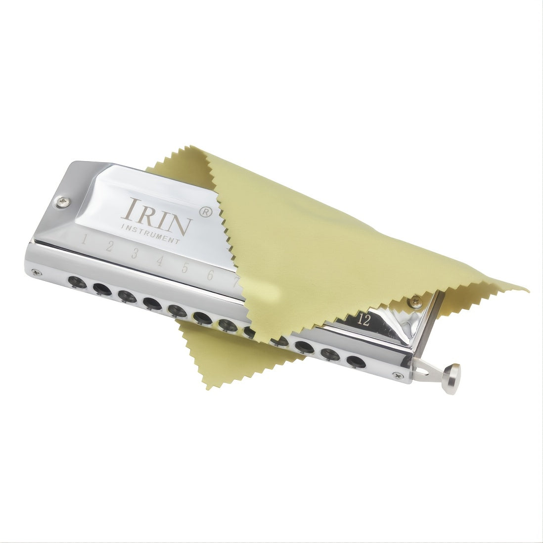 48 Tone Silver Harmonica Professional Woodwind Instrument for Music