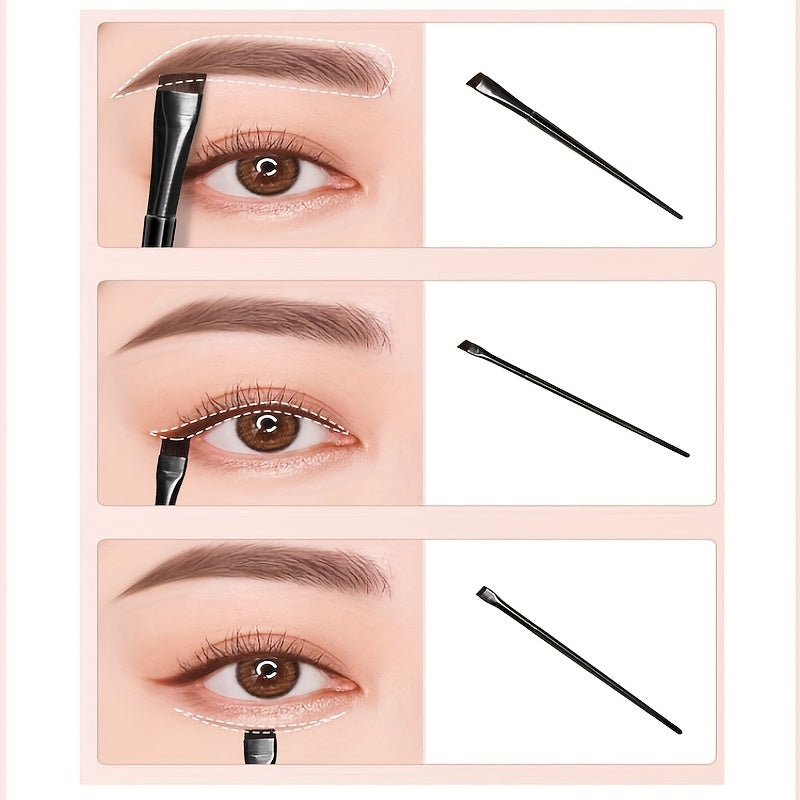 3pcs Eyeliner Brush Fine Angled Brow Tint Brushes Set