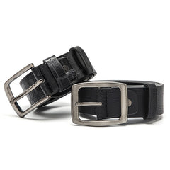 Men's Outdoor Casual PU Leather Belt with Alloy Buckle