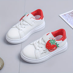 Girl's Solid Skate Shoes Comfy Non Slip Stree Style Sneakers