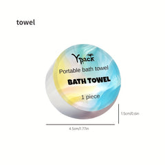 Portable Cotton Bath Towel for Business Trip - Independent Packaging