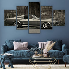 5packs Sports Car Wall Art Sports Car Painting Art Car Living Room Art
