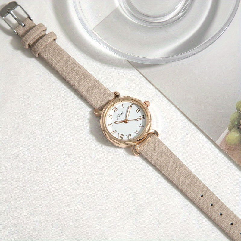 Kids' Roman Dial Alloy Pointer Quartz Watch Gift