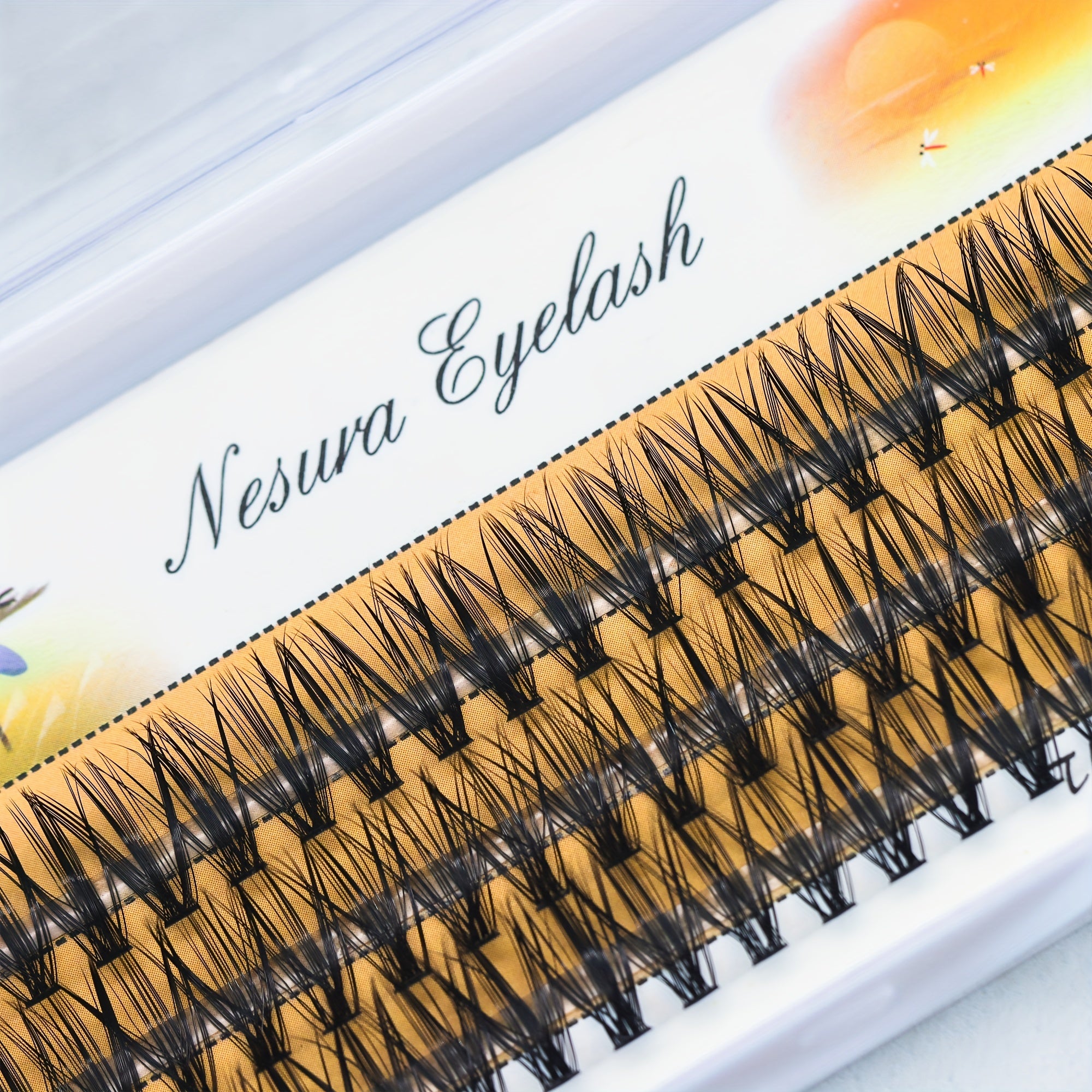 Natural Curling Individual Cluster Eyelash Extensions for Personal Use
