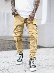 Men's Relaxed Cargo Pants With Pockets