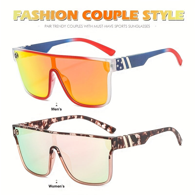 Large Frame Men's Sunglasses for Cycling Mountaineering Driving