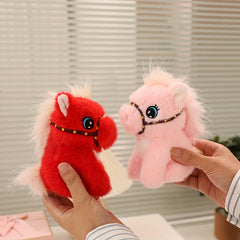 Adorable Stuffed Horse Toy with Expressive Eyes & Cuddly Gift