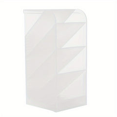 Desktop Pen Organizer Translucent Storage Case
