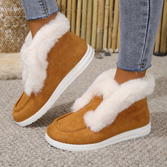 Women's Non slip Thickened Snow Boots Warm Thick Bottom Shoes