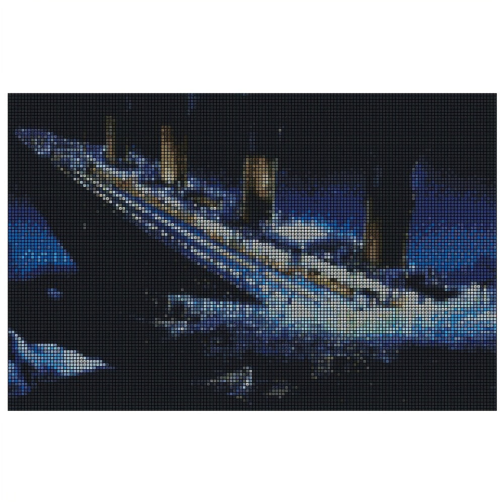 Rhinestone 3D DIY Diamond Painting Titanic Embroidery Cross Stitch 3D Home Decor