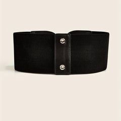 Wide Belt Elastic Corset Waistband Waspie Belt Dress Coat Girdle