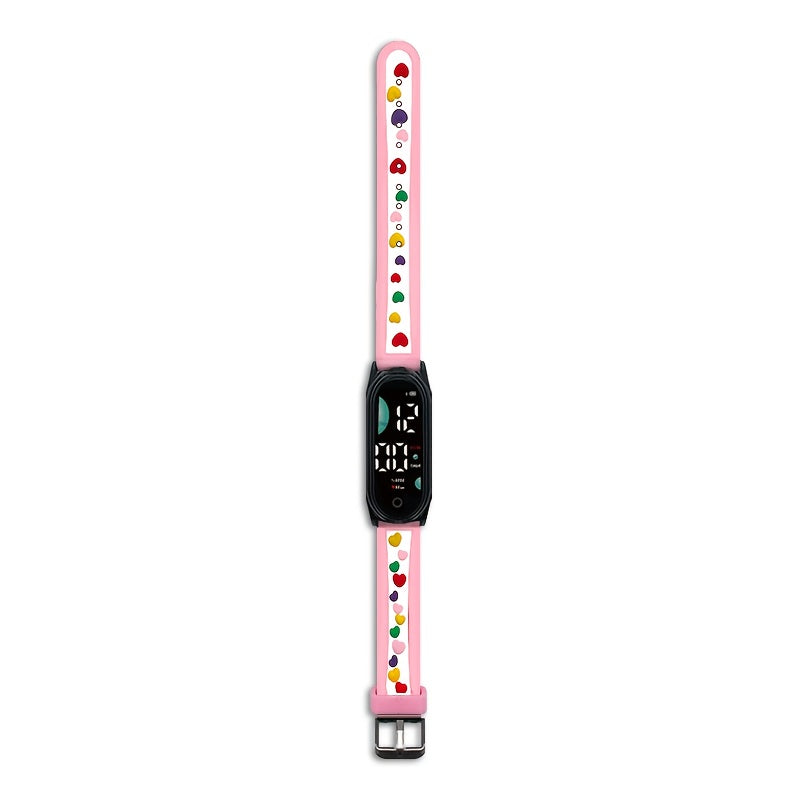 LED Sports Watch with Backlit Display for Soccer Basketball Swimming