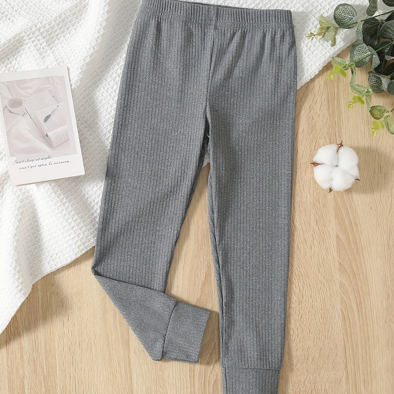 Girls Soft Ribbed Leggings for Autumn/Winter