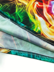 Colorful Men's Graphic T Shirt for Spring & Summer