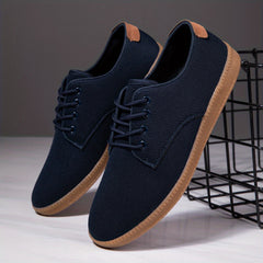 Men's Breathable Lace Up Knit Sneakers for Casual Outdoor Walking