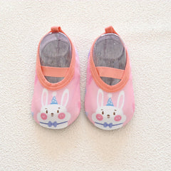 Toddler Girls Cartoon Animals Shoes and Socks Set