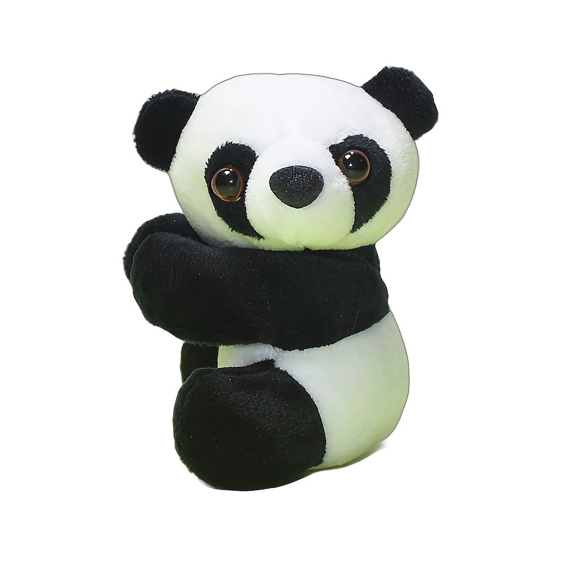 Cartoon Plush Toy Panda Clip Raccoon Hug Panda Plush Doll Travel Gift