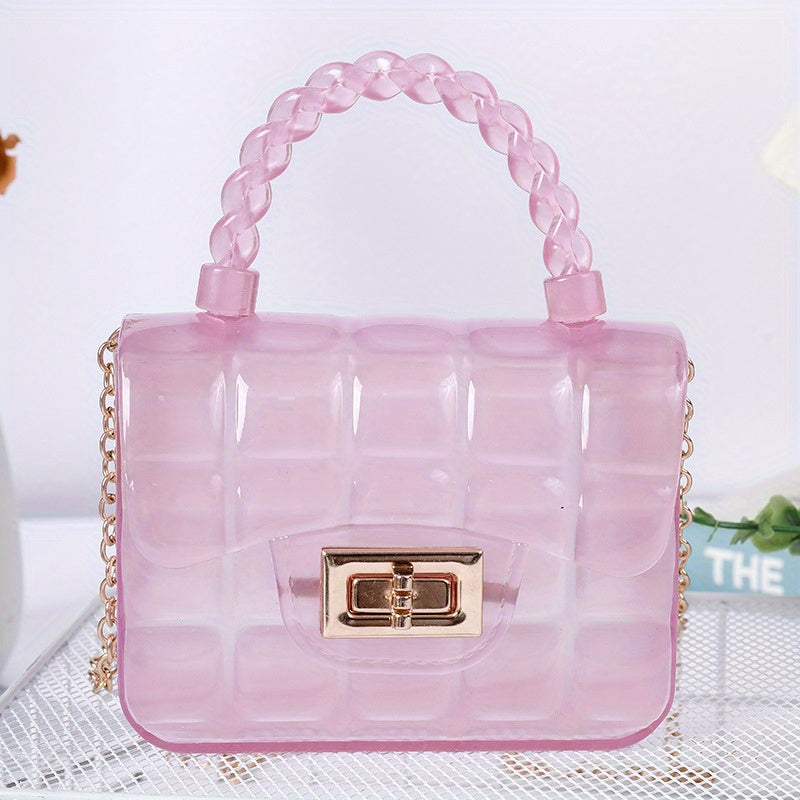 Girls Transparent Crossbody Small Bag Princess Handbag