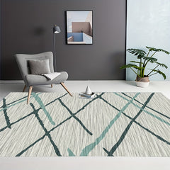 Green Large Carpet Modern Area Rug For Living Room