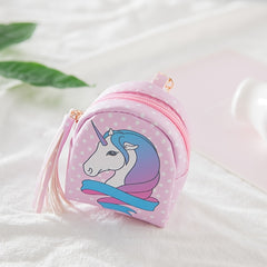 Unicorn Print Coin Purse Wallet for Kids Birthday