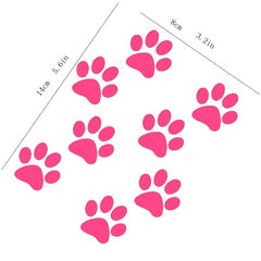 Cat Paw Print Sticker Boat Decal Dog Footprint Car Sticker