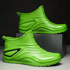Men's Ankle Rain Boots Non slip Wear resistant Waterproof Rain Shoes