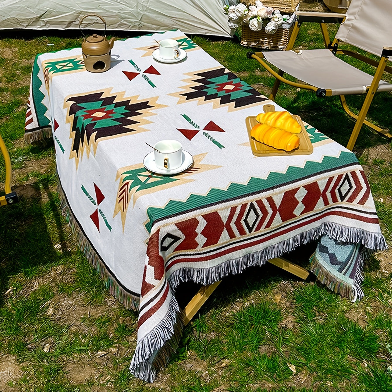 Functional Camping Mat to Keep Sofa Dry & Add Color to Your Tent