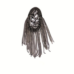 Glass Tassel Epaulettes for Men's Suits