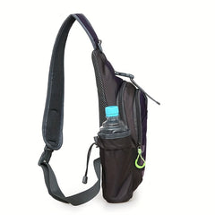 Waterproof Chest Bag with Bottle Holder for Outdoor Activities
