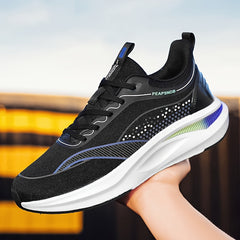 Women's Luminous Waterproof Running Shoes Soft Sole Jogging Sneakers