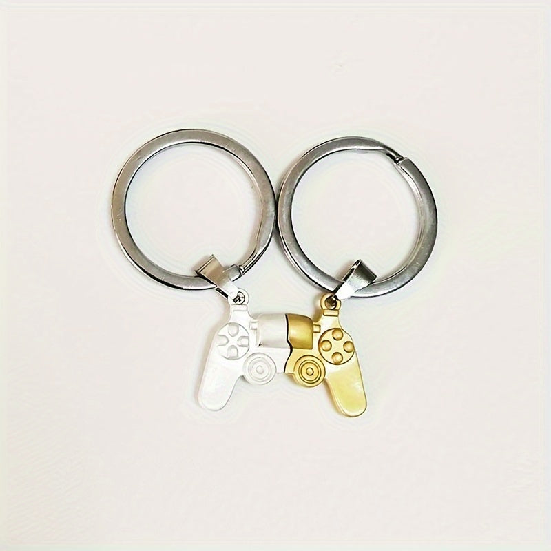 Cartoon Game Controller Keychain Magnet Keyring Gift