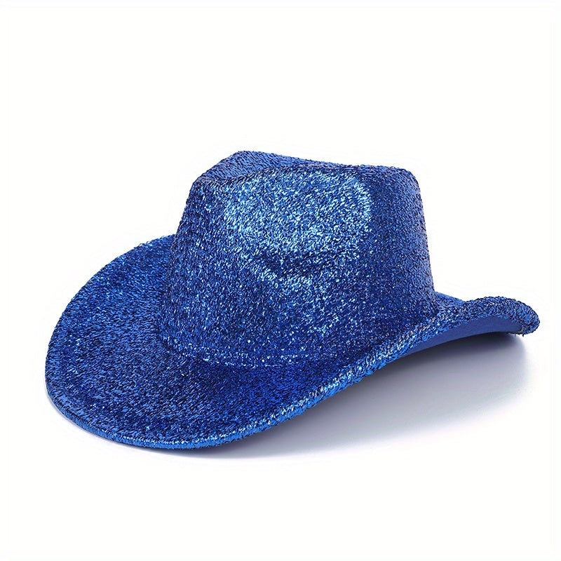 Glitter Cowboy Hat for Halloween and Parties